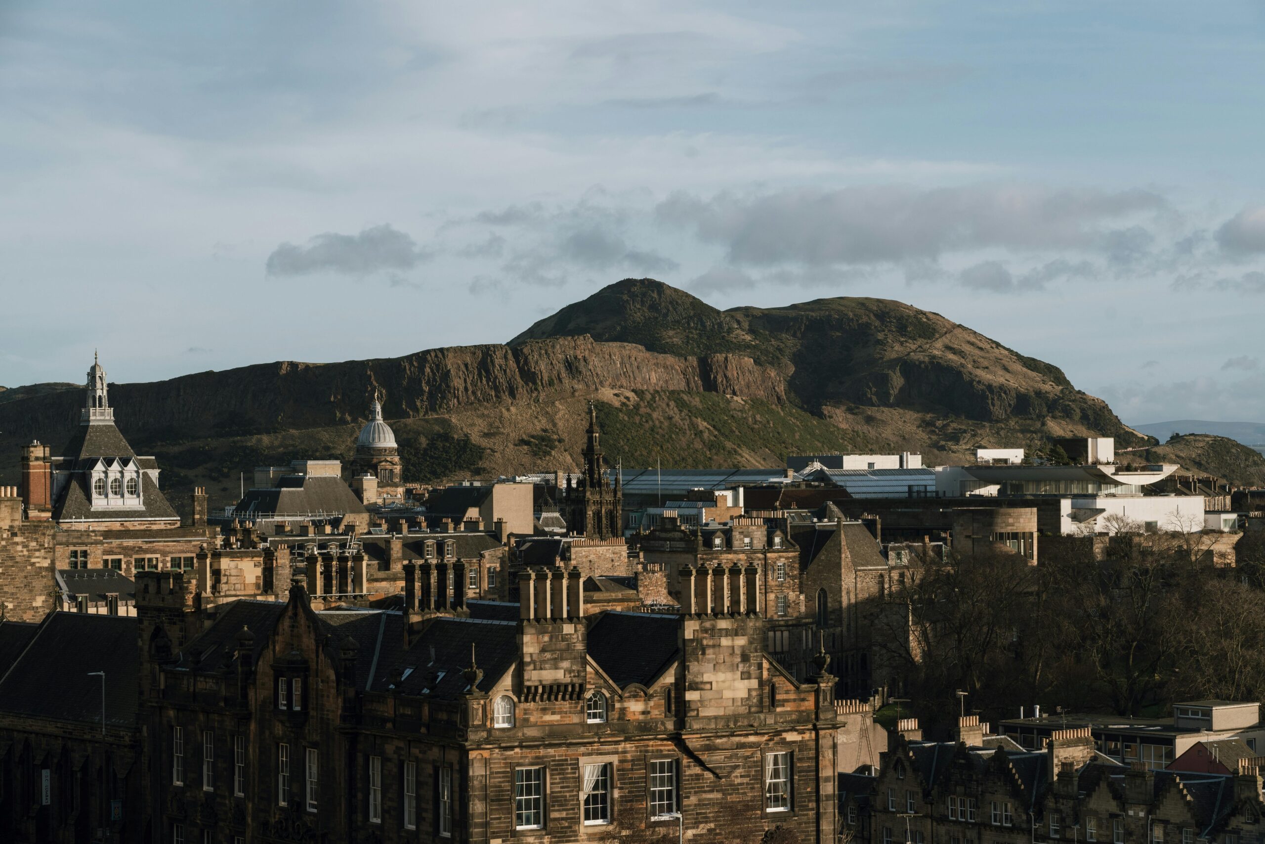 Historic Edinburgh Skyline with Arthur's Seat