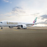 A picture of the Emirates A350 aircraft
