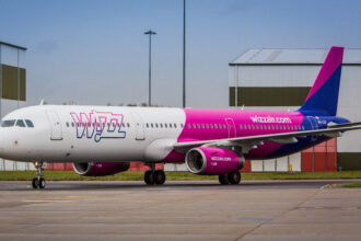 A Wizz Air Aircraft
