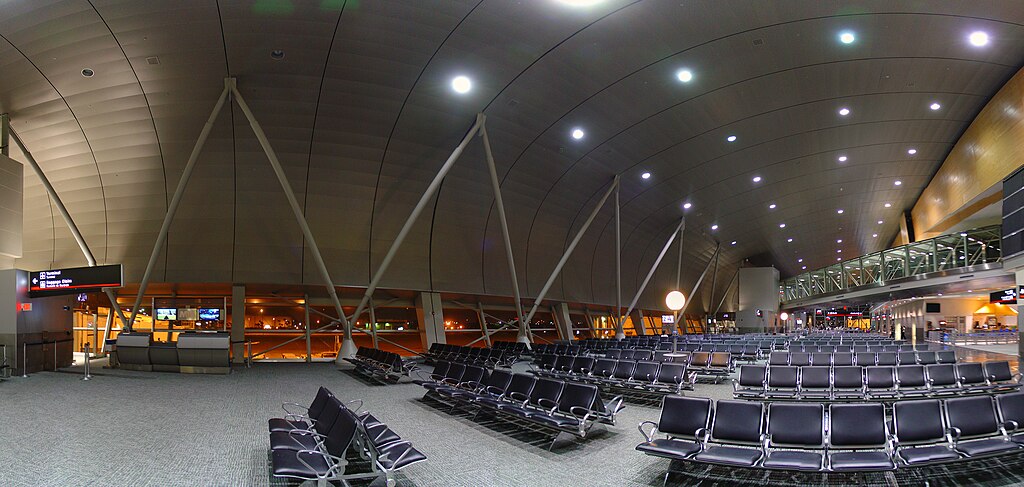 Waiting area of South Terminal at the Miami International Airport