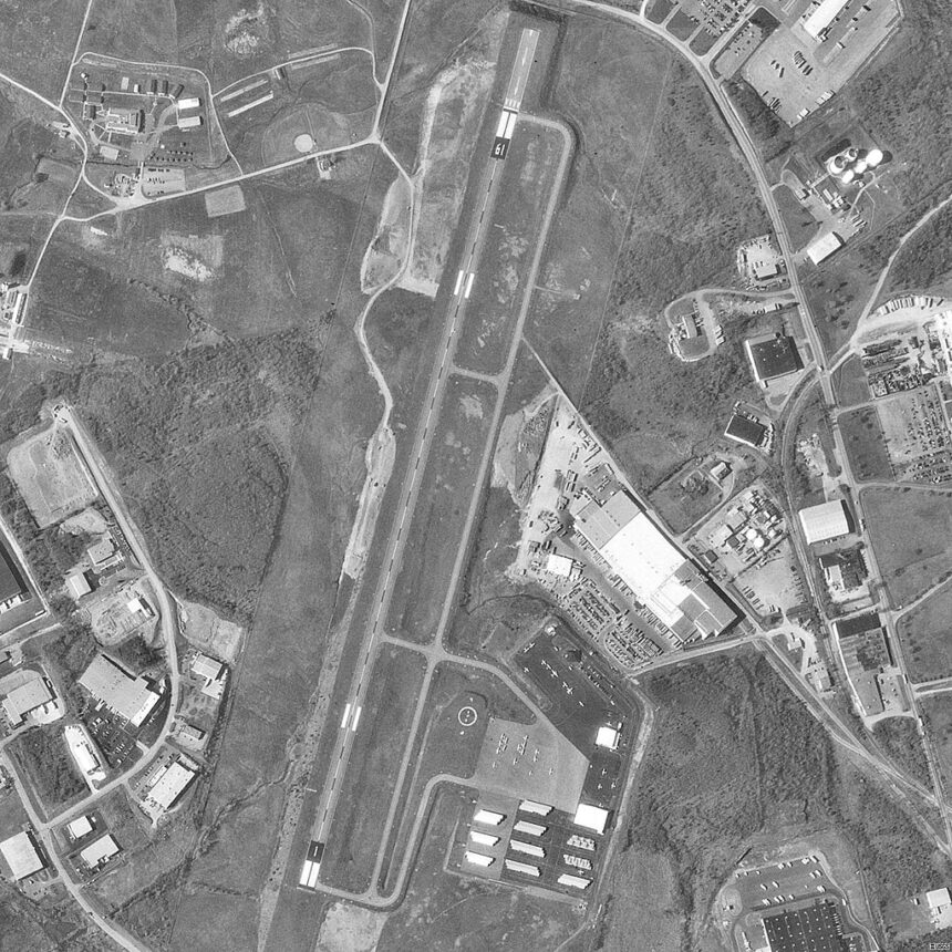 grey, aerial image, airport