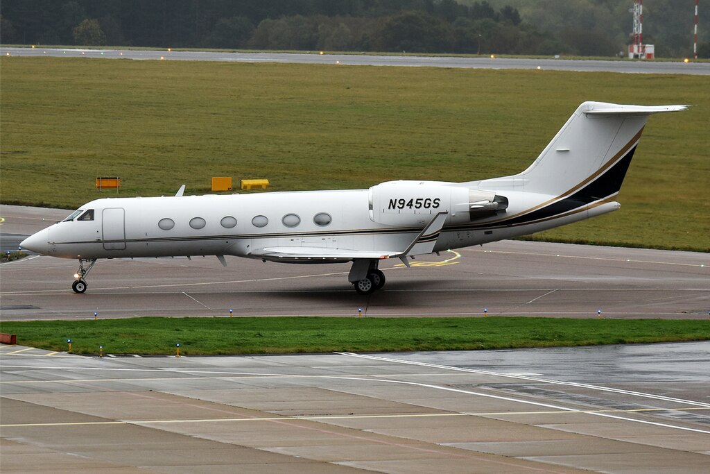 private jet, Gulfstream IV-SP, stationary