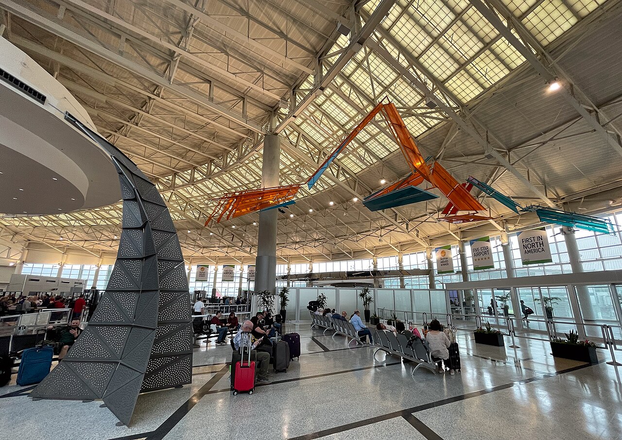 Inside William P. Hobby Airport, Houston, Texas