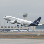 An image of an Lufthansa City Airline aircraft taking off
