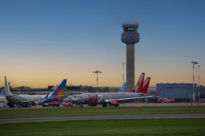 Aircraft stationed at the East Midlands Airport