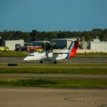 Bombardier Dash 8 Q100 VH-QQK Domestic Terminal Brisbane Airport