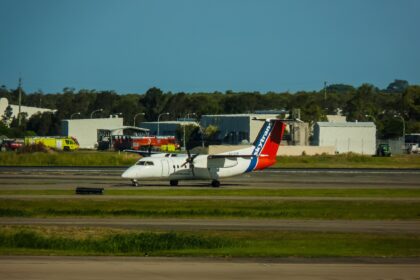 Bombardier Dash 8 Q100 VH-QQK Domestic Terminal Brisbane Airport