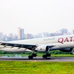 Qatar Airline Airbus A330-300 on runway