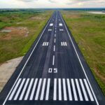 Aerial view of Ebonyi Chuba Okadigbo International Airport's freshly resurfaced runway