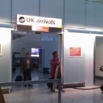 Arrivals at London Stansted Airport