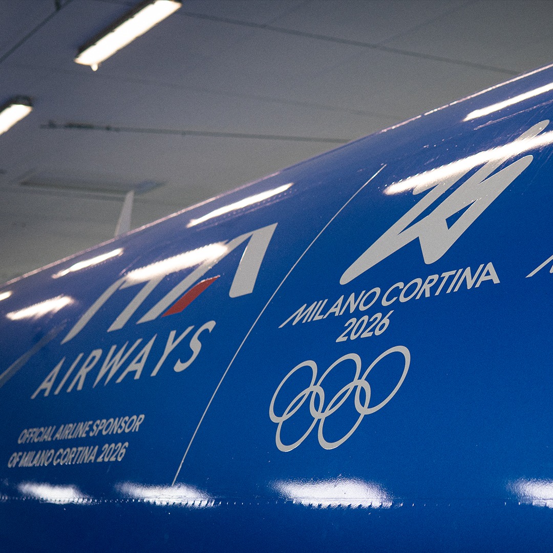 ITA Airways' Olympic-themed A320 now serves as a moving ambassador for the Milano Cortina Games