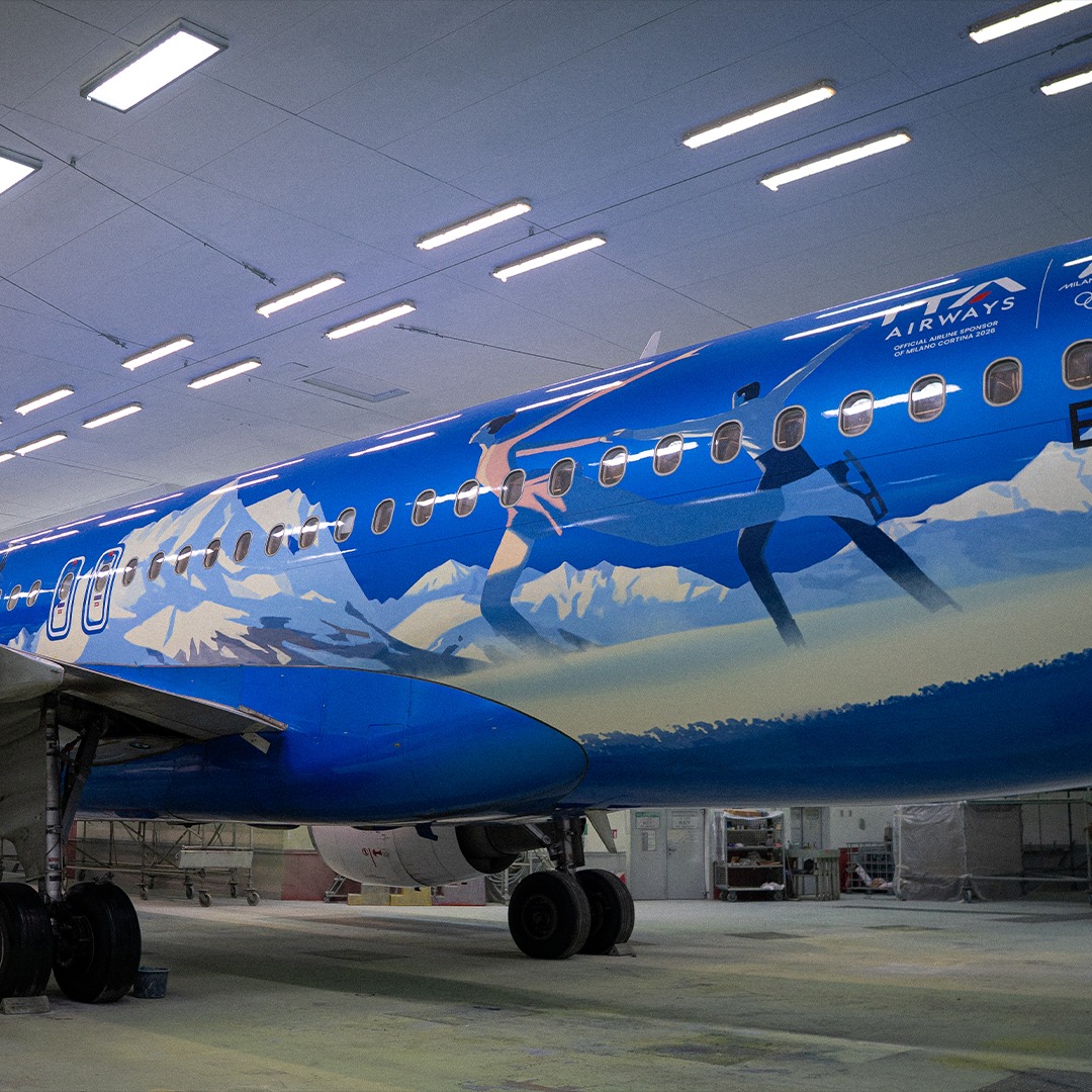 ITA Airways unveils Olympic Livery ahead of 2026 Winter Games