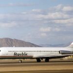 Plane at PHX 1985