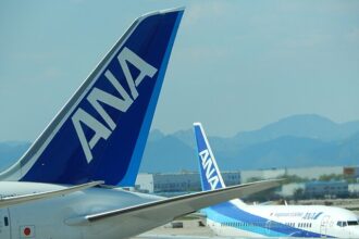 ANA passenger flight