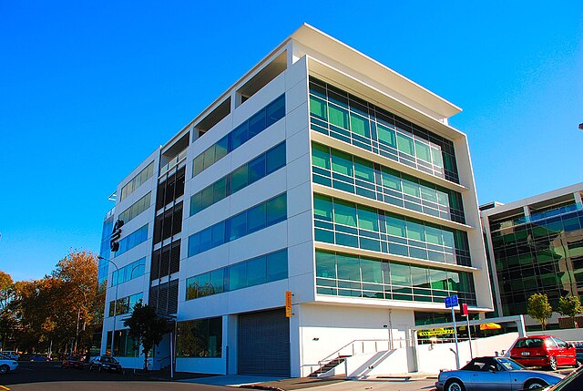 Air New Zealand head office building during long-haul cabin crew strike action.