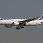 Air France Boeing 777-200ER aircraft, similar to the aircraft involved in the Air France emergency diversion affecting Air France Flight AF183 on a Bangkok to Paris service.
