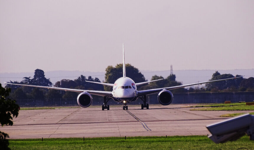 British Airways aircraft on runway