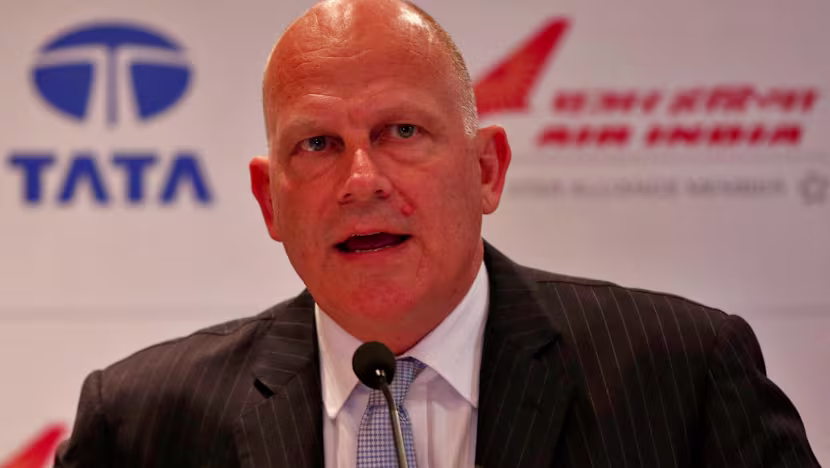 Campbell Wilson, CEO of Air India at press conference