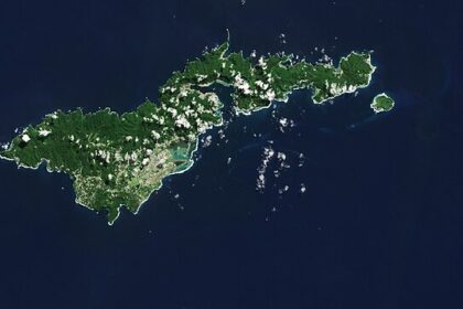 Samoa Islands from Above