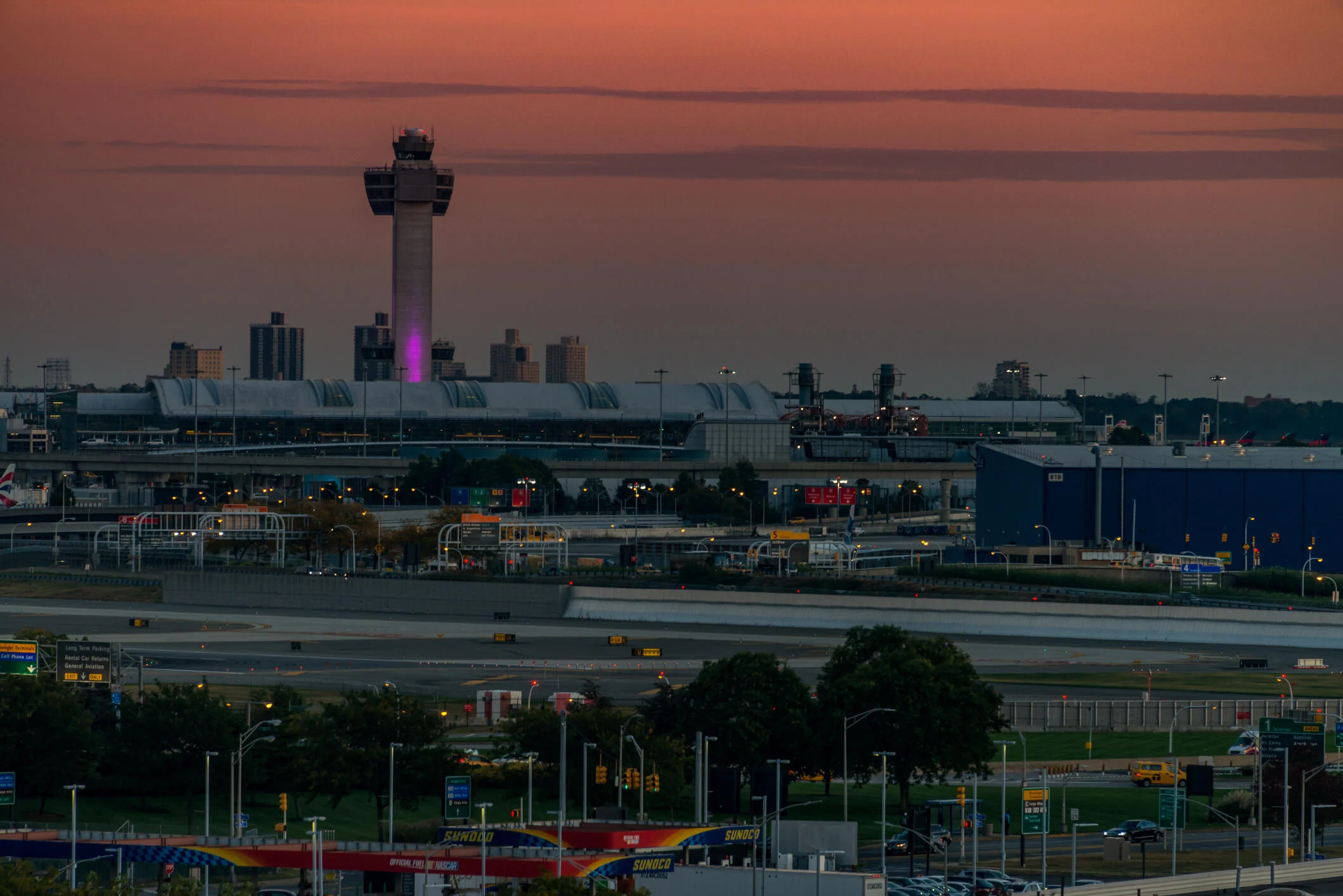 Scenic view of JFK Airport, New York