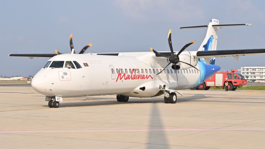 Maldivian ATR 42‑600 at Velana International Airport