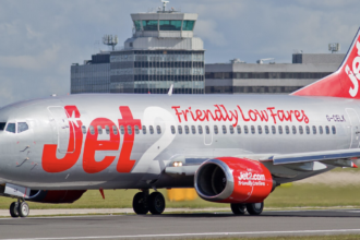 Jet2 Parked at Manchester Airport