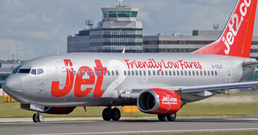 Jet2 Parked at Manchester Airport