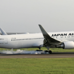 Japan Airlines Take Off Osaka