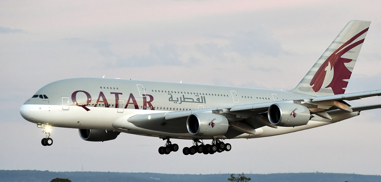 Qatar AIrways Taking Off