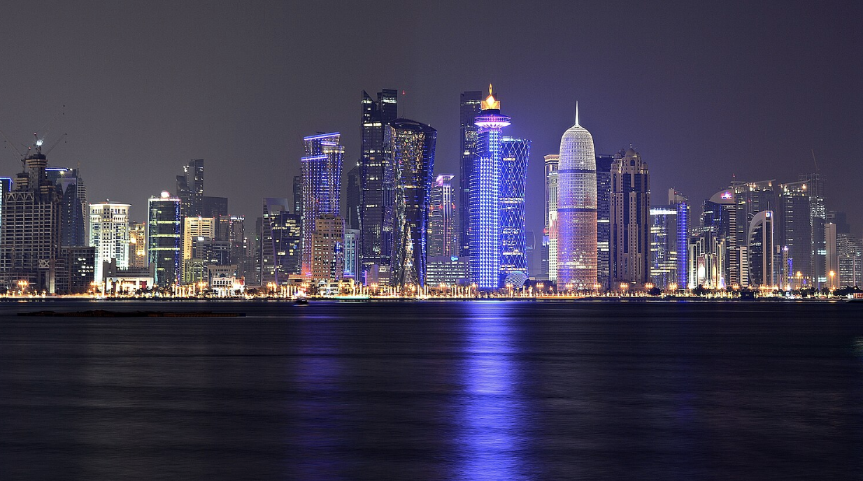Doha Skyline at Night