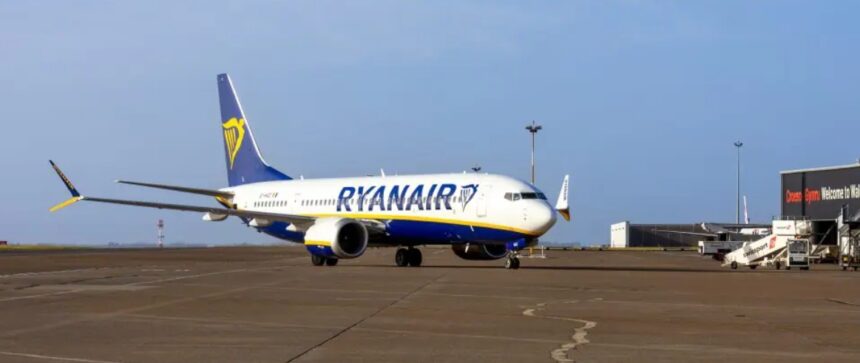 Ryanair stationed at Cardiff Airport