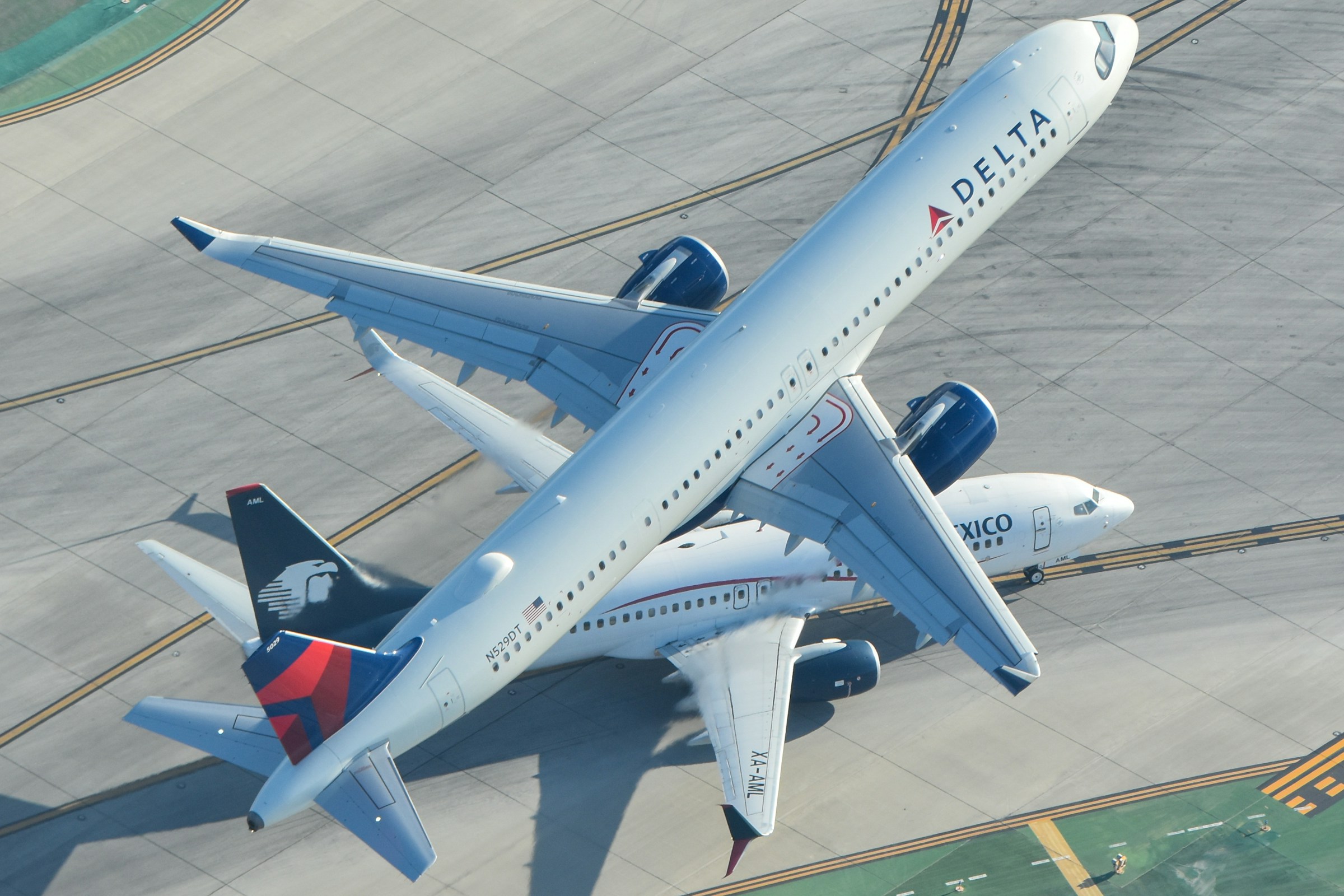 Delta Air Lines A321neo departing Los Angeles