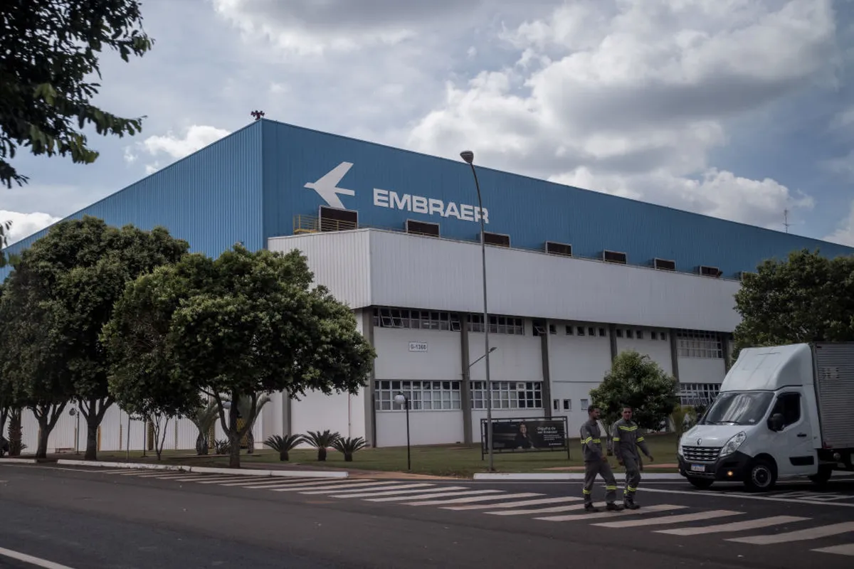 Embraer facility in Gaviao Peixoto, Sao Paulo state, Brazil