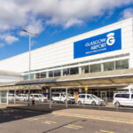 Glasgow, Scotland - An exterior view of Glasgow Airport's main building, on a sunny day in August. ©George Clerk