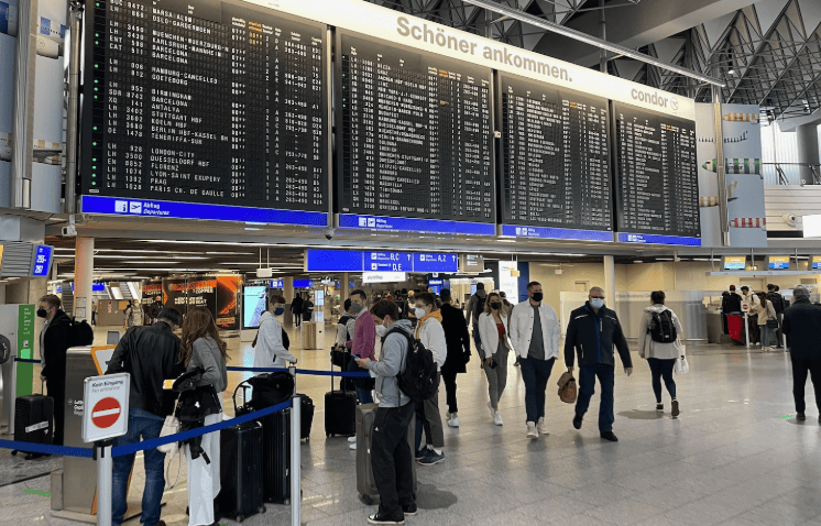 Lufthansa Departure Board