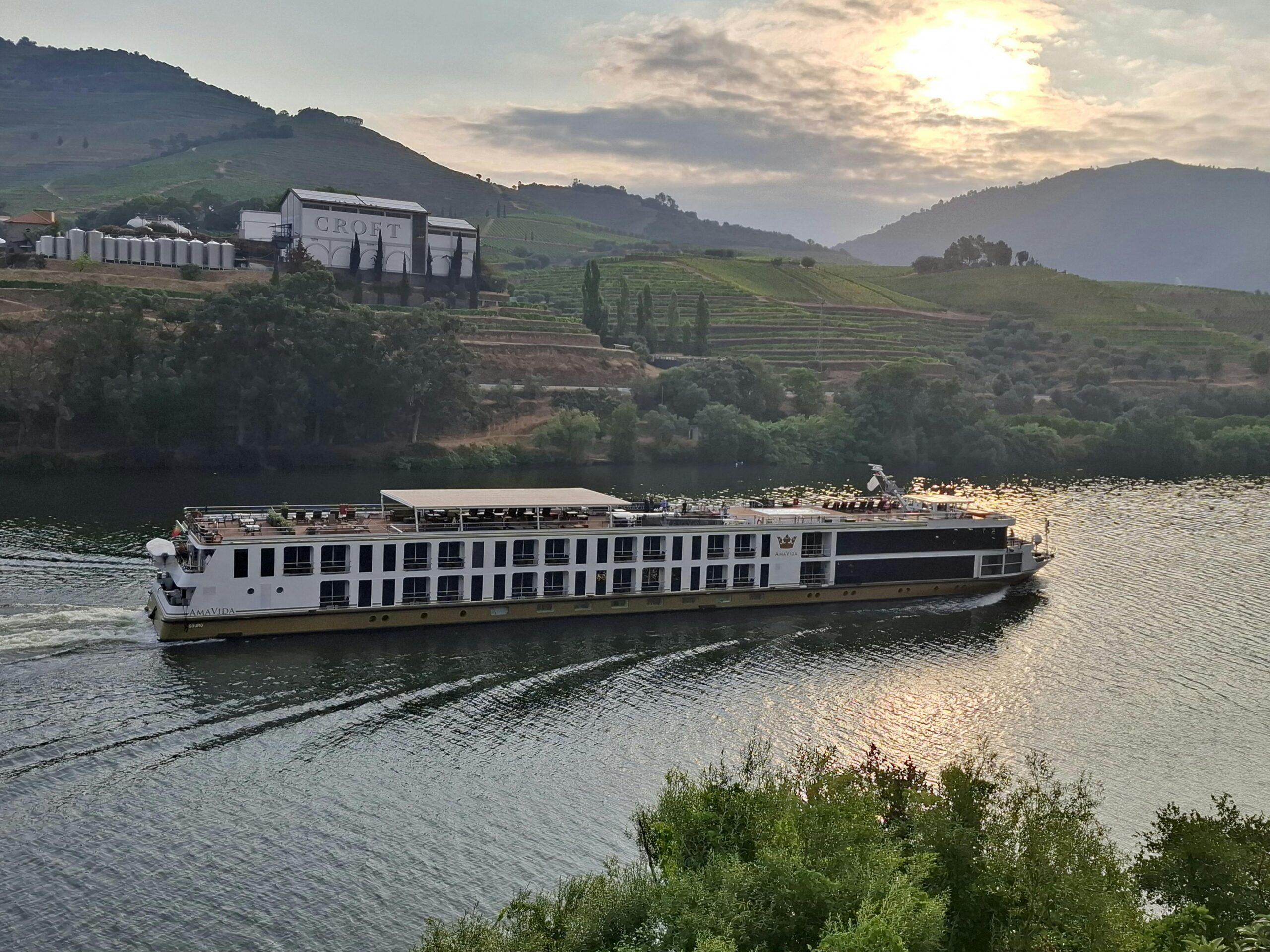 Scenic Douro River Cruise at Sunset