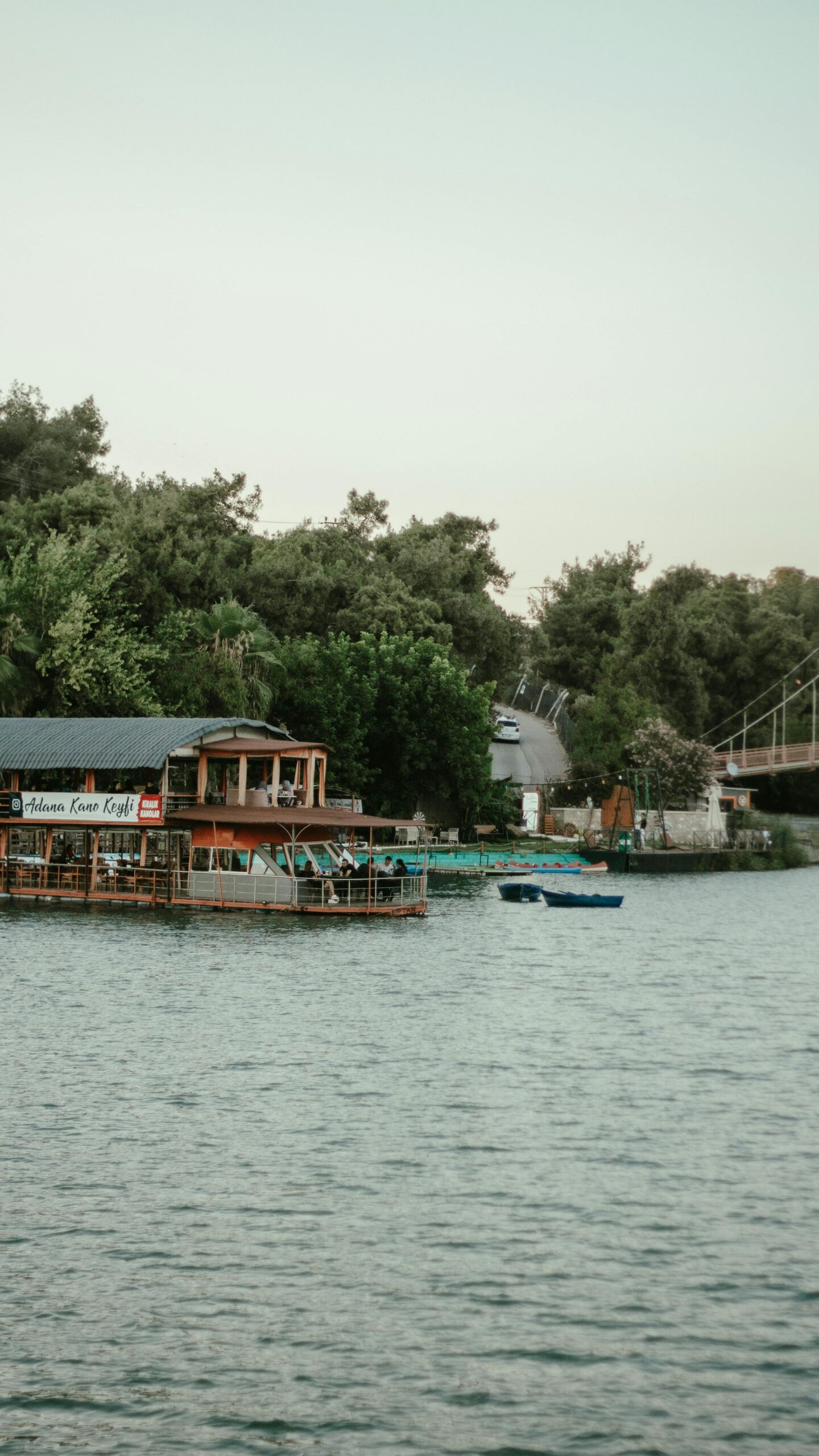 A Small Port on the Side of a Bridge
