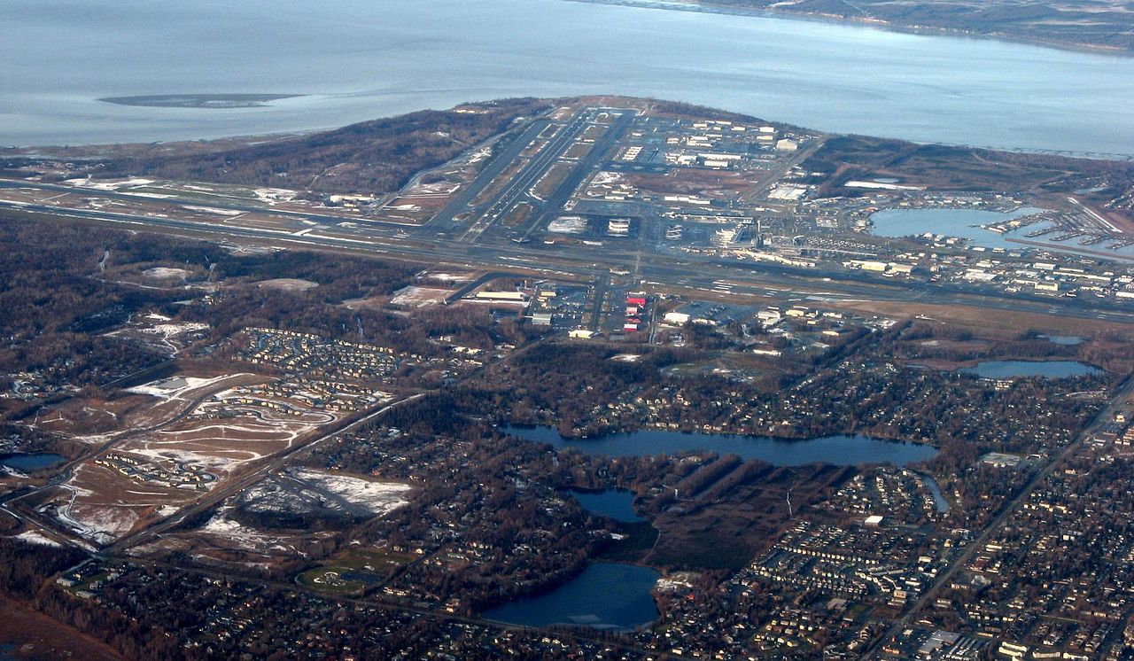 This image shows the eagle-eye view of an airport