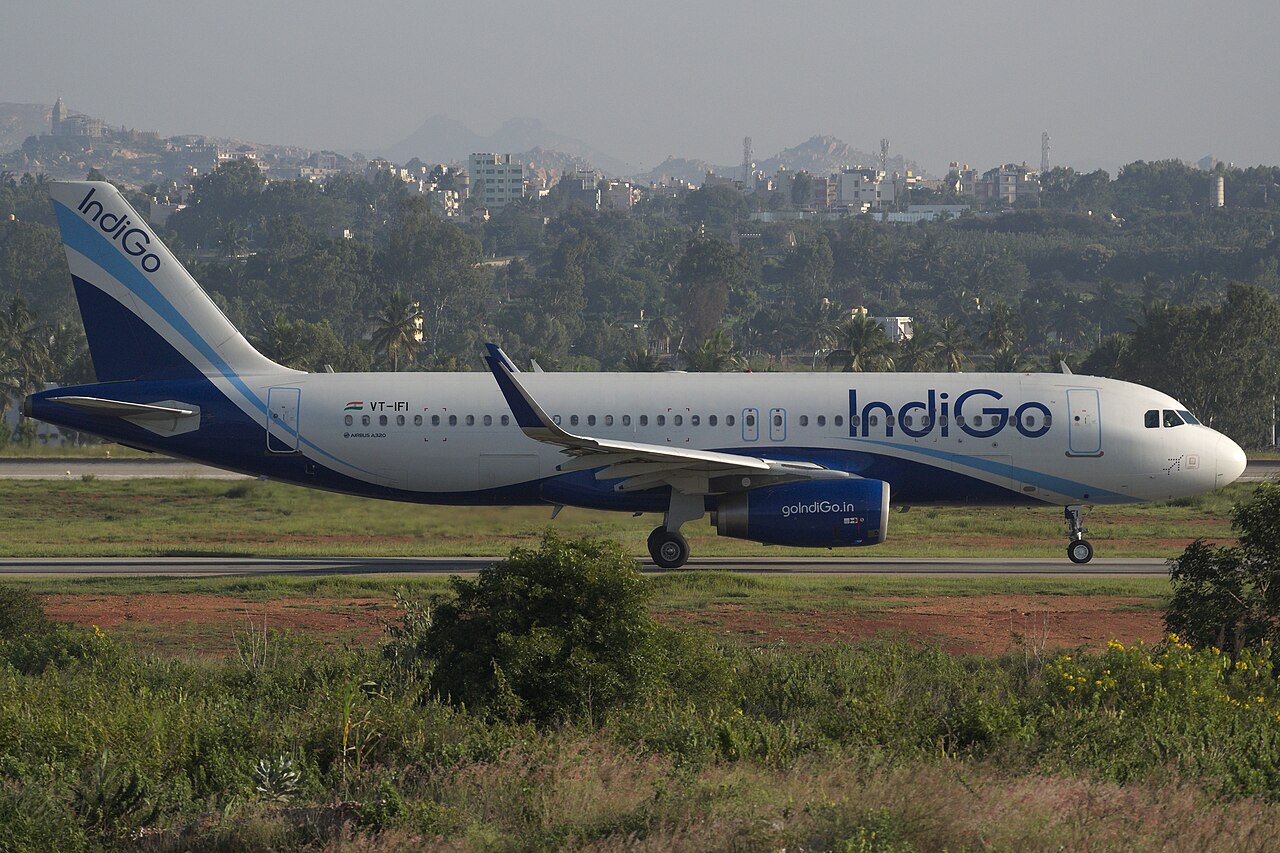 This image shows an aircraft taxiing