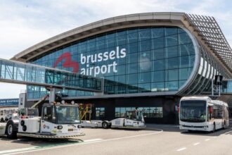 Exterior of Brussels Airport