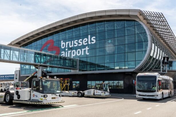 Exterior of Brussels Airport