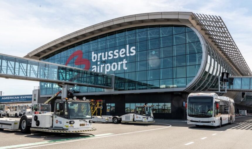 Exterior of Brussels Airport