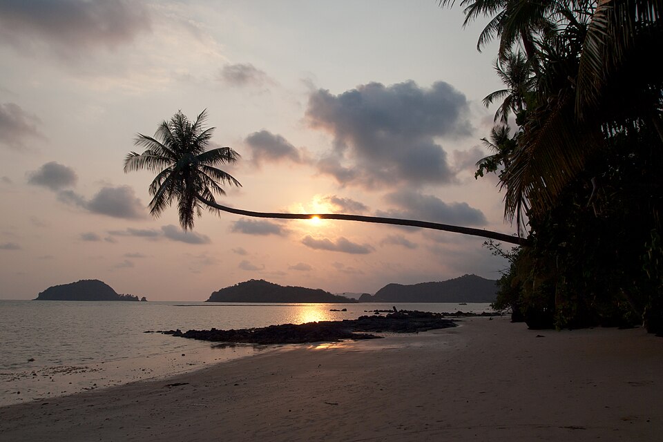 Sunset captured on Koh Mak island Thailand.