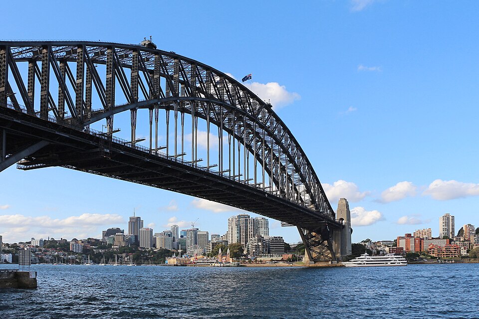 Sydney Harbour Bridge, taken in December 2015.