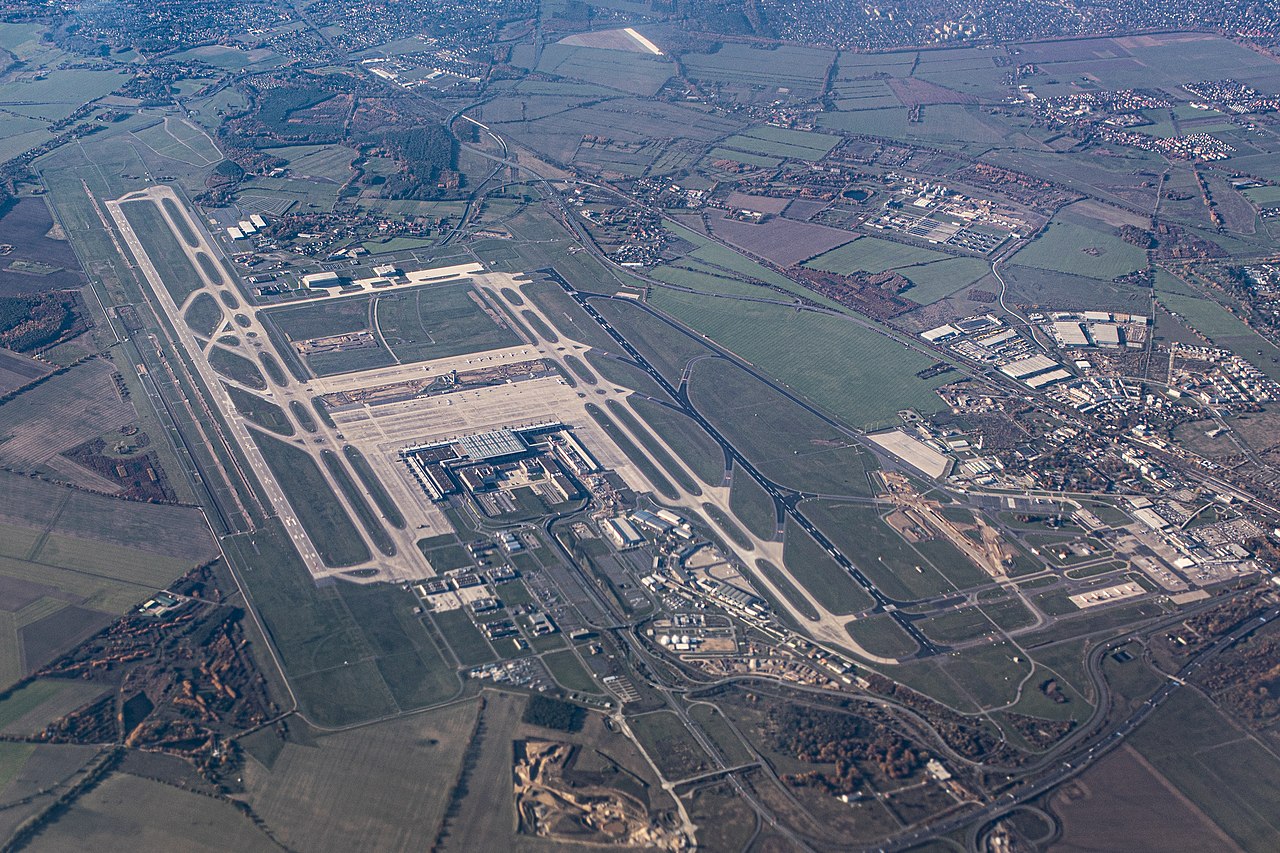 Berlin Airport from above