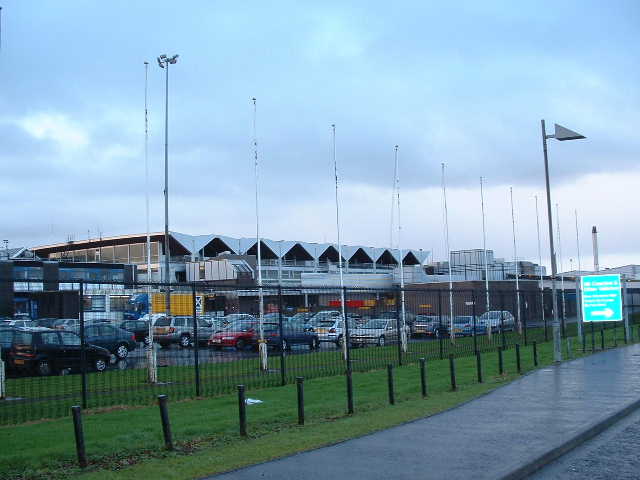 Exterior view of a car park in the airport