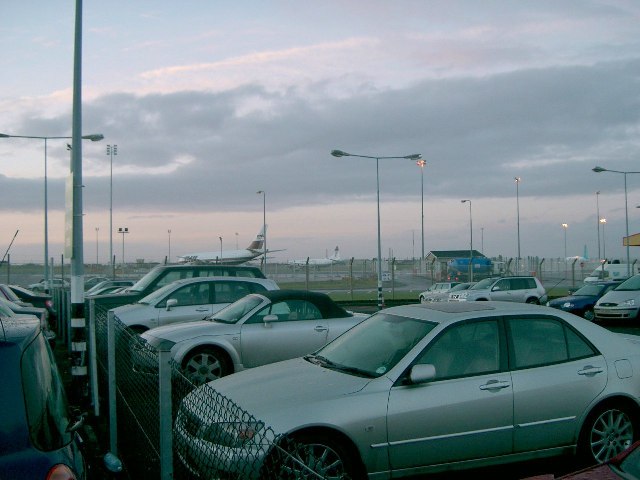 This image shows the car park