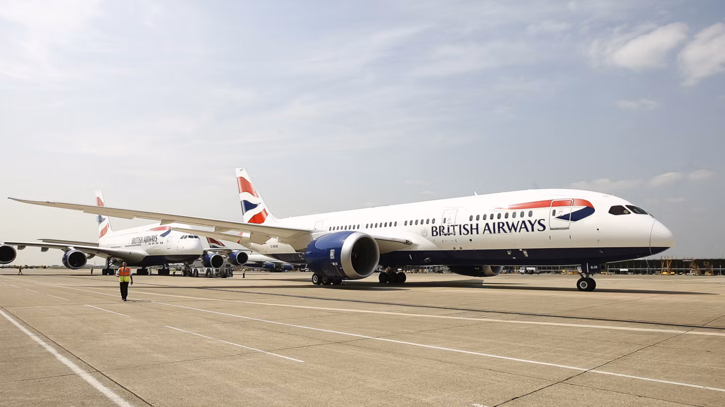 British Airways Boeing 787-8 aircraft