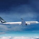 Cathay Pacific Boeing 777-9 mid air