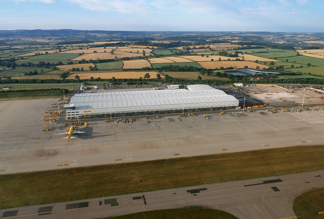 Exterior of DHL Cargo Hangar